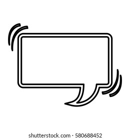 chat bubble square icon stock image, vector illustration design