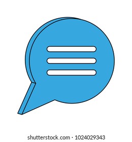Chat bubble symbol