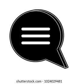 Chat bubble symbol