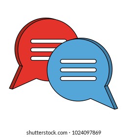 Chat bubble symbol