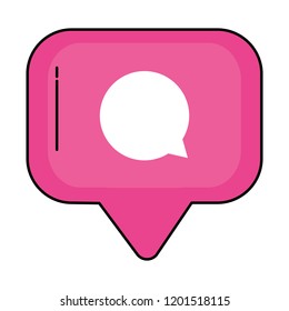 Chat bubble symbol