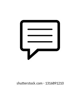 Chat Bubble. This icon use for admin panels, website, interfaces, mobile apps