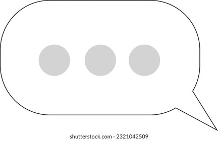Chat bubble, Typing, Writing Icon, Messaging, Vector
