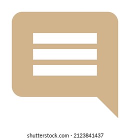 chat bubble vector icon sign symbol. isolated graphic illustration
