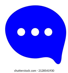 chat bubble vector icon sign symbol. isolated graphic illustration