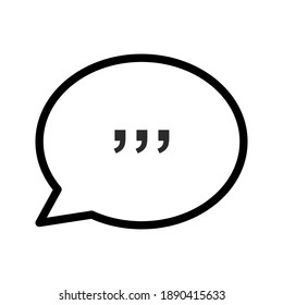 chat bubble. for web, application, media campaigns. Flat design vector illustration. eps 10