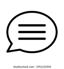 chat bubble. for web, application, media campaigns. Flat design vector illustration. eps 10