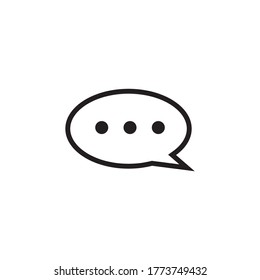 chat bubbles icon , contact icon vector