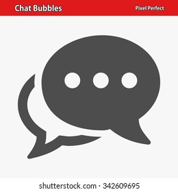 Chat Bubbles Icon. Professional, pixel perfect icon optimized for both large and small resolutions. EPS 8 format.