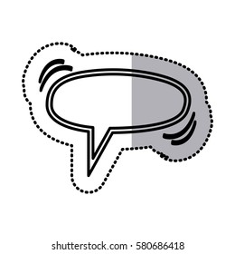 chat bubbles icon stock image, vector illustration design