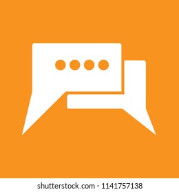 Chat bubbles icon, stock vector illustration, EPS10.