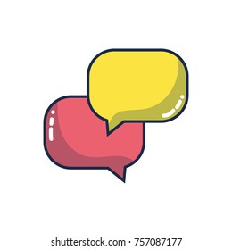 chat bubbles message text notes