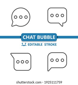Chat Bubbles - Speech Bubbles - Chat Icons. Professional, pixel perfect icons. EPS 10 format.