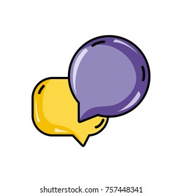 chat bubbles text notes message