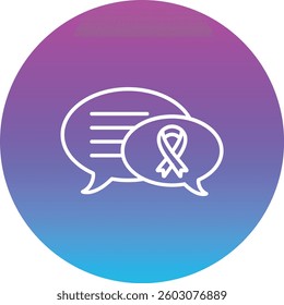 Chat Bubbles vector icon. Can be used for printing, mobile and web applications.