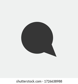 chat bubbles vector icon conversation