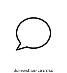 Chat buble vector icon
