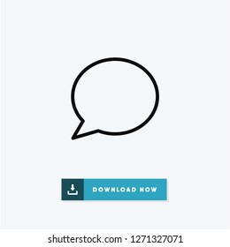 Chat buble vector icon