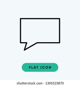 Chat buble vector icon