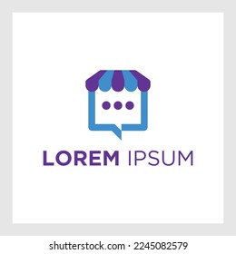 CHAT Building Logo Vector Design Modern Real Estate company .Residential contractor, General Contractor and Commercial Office Property business logos.