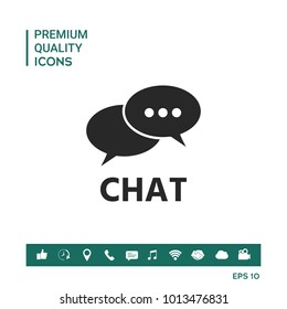Chat button icon