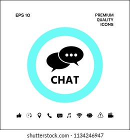 Chat button icon