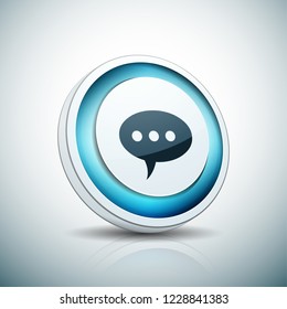 Chat button illustration