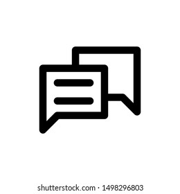chat button on icon toll 