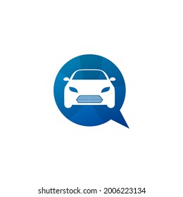 Chat Car logo vector template, Creative Car logo design concepts