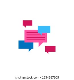 Chat, chatting color icon. Element of color chat icon. Premium quality graphic design icon. Signs and symbols collection icon for websites, web design, mobile app