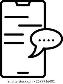 Vector lineal del icono