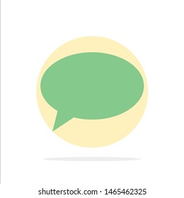 Chat, Chatting, Massage, Mail Abstract Circle Background Flat color Icon. Vector Icon Template background