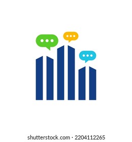 Chat City Logo Vector Design Template. Appartement Chat logo design concept. Simple icon symbol