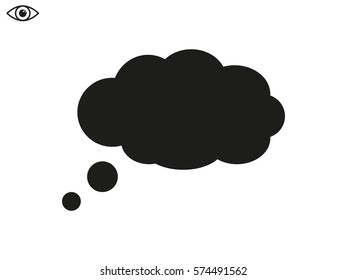chat cloud icon, vector illustration eps10
