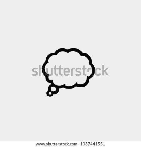 chat cloud talking cloud vector mind stock vector royalty free