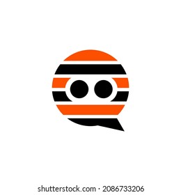 Chat-Kombination mit Honigbiene auf weißem Hintergrund, Vektorgrafik-Design bearbeitet