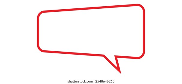 Chat, comment or message Speech Bubble icon. speech bubble sign and symbol vector illustration. flat style icon isolated on white background.