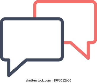 Chat, comments, forum icon vector image. Can also be used for Web Marketing. Suitable for use on web apps, mobile apps and print media.