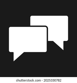 Chat, comments, forum icon vector image. Can also be used for Web Marketing. Suitable for use on web apps, mobile apps and print media.