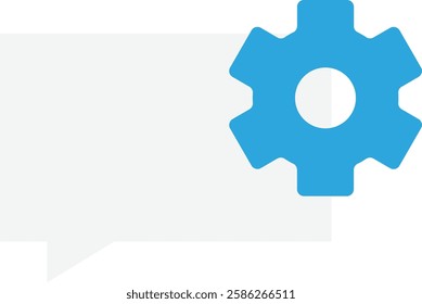 Chat Communication Chatting Icon Vector Flat Illustration