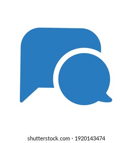 Chat communication icon.message,speak (vector illustration)