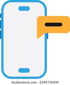 Chat Communication Message Icon Vector Flat Illustration