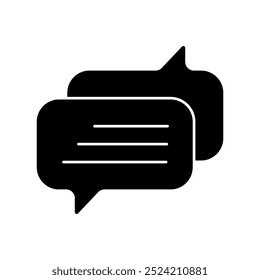 Icono de línea de concepto de chat. Ilustración de elemento simple. diseño de símbolo de esquema de concepto de chat.