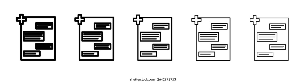 Chat consultation icon Flat design on isolated background