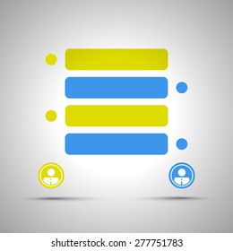 Chat, Conversation Design Concept - Colorful Speech Bubbles with Text Space