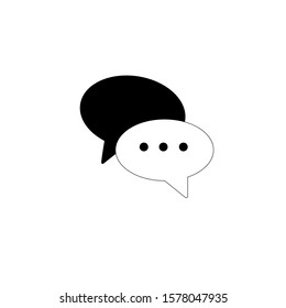 Chat conversation icons vector illustration.