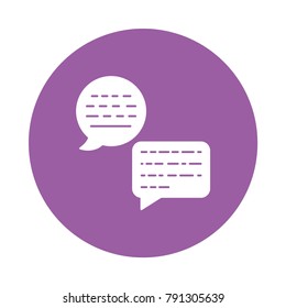 chat conversation message