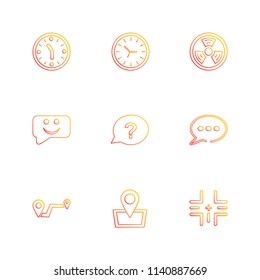 chat  conversation  mobiel  connectivity  navigation  world  target   location  messages  call  telephone  icon vector design  flat  collection style creative  icons