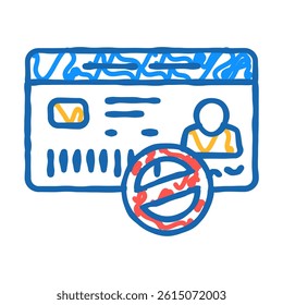 chat delete doodle icon sketch vector. chat delete sign. isolated symbol illustration