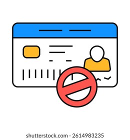 chat delete line icon vector. chat delete sign. isolated symbol illustration